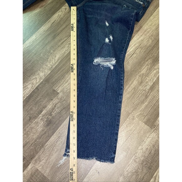 Old Navy Women's High Rise Jeans - Dark Blue - Picture 5 of 11